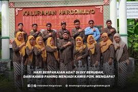 HARI BERPAKAIAN ADAT DI DIY BERUBAH, DARI KAMIS PAHING MENJADI KAMIS PON, MENGAPA?